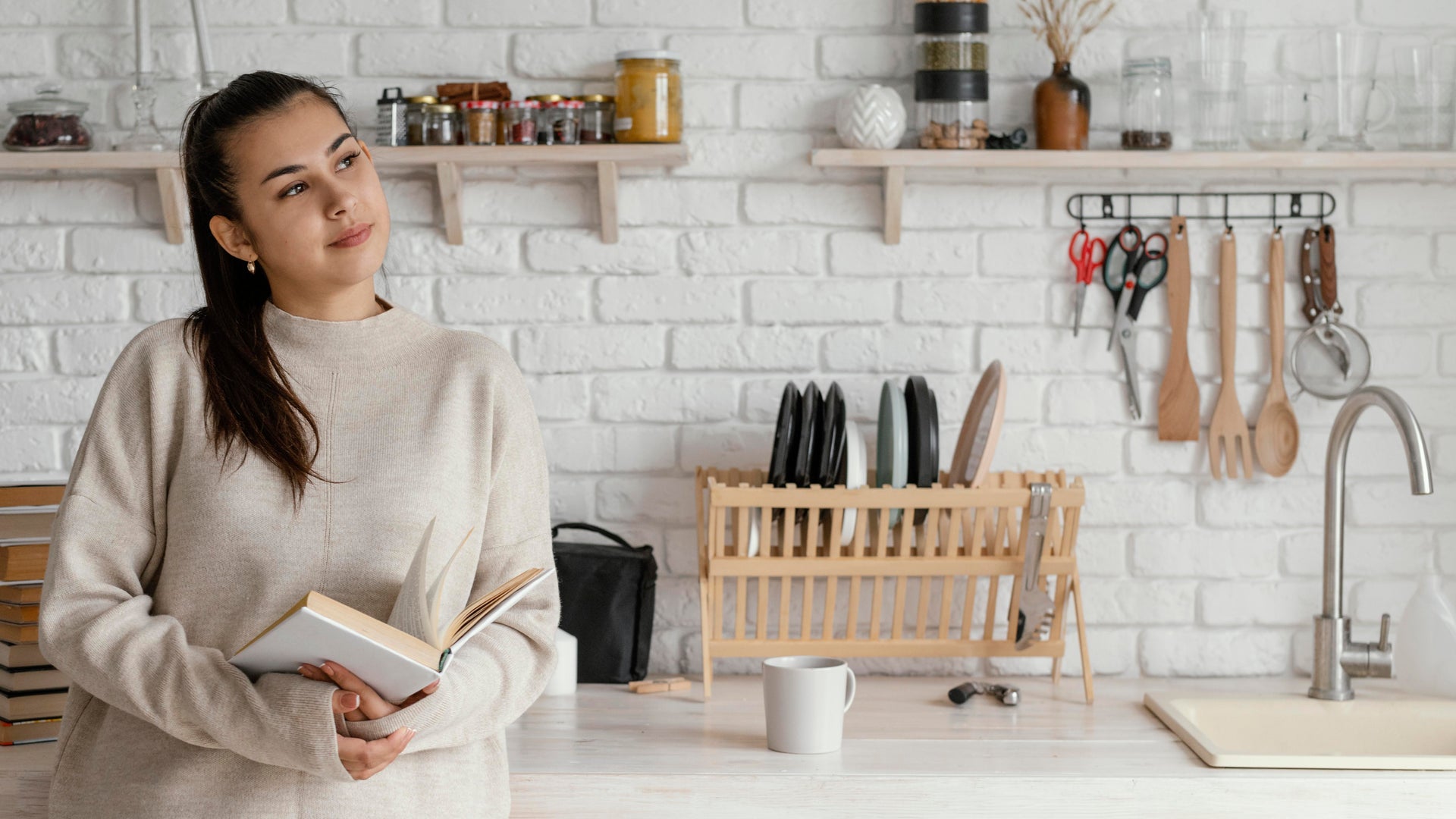 How to Organize Open Shelving with Style: A Summer Kitchen Refresh