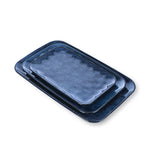 Navy Blue Porcelain Platters