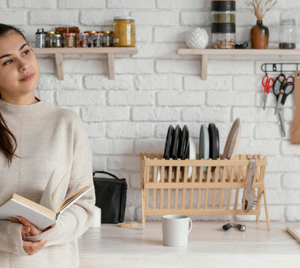 How to Organize Open Shelving with Style: A Summer Kitchen Refresh