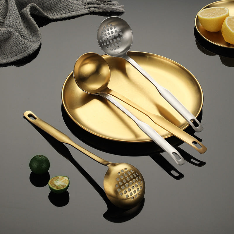 Titanium Plated Gold Cutlery Set