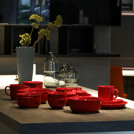 Luxury Red Glaze Dinner Sets