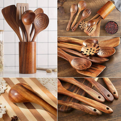 Wooden Spatula Set