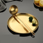 Titanium Plated Gold Cutlery Set