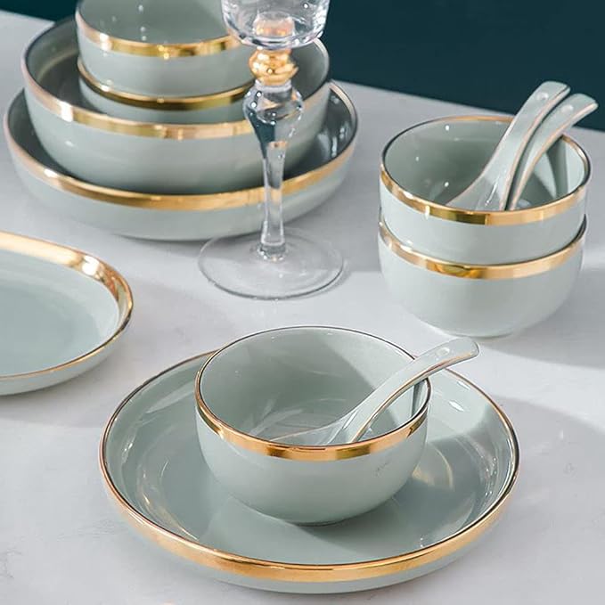 Nordic Green Dinner Set