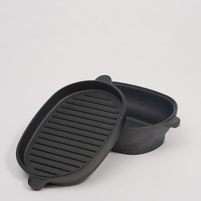 Outdoor Oval Cast Iron