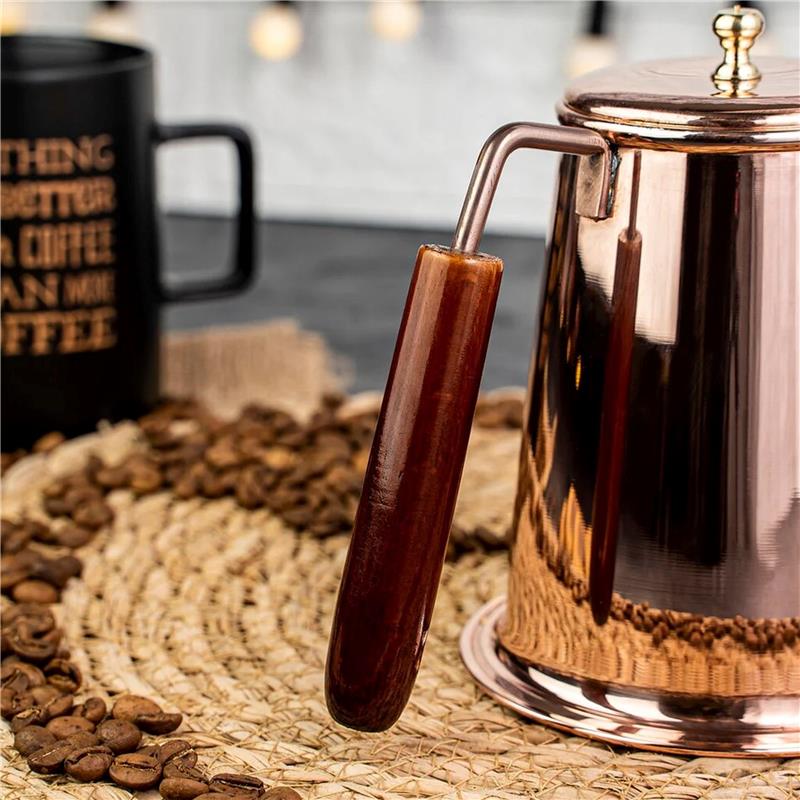 Wooden Handle Hand Brew Coffee Maker