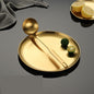 Titanium Plated Gold Cutlery Set