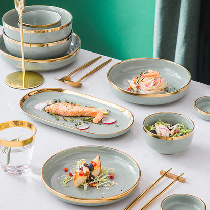 Nordic Green Dinner Set