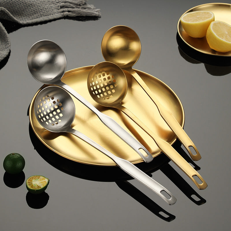 Titanium Plated Gold Cutlery Set