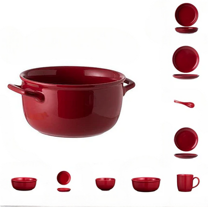 Luxury Red Glaze Dinner Sets