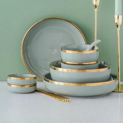 Nordic Green Dinner Set